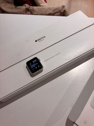 Apple Watch Serie 3 de 38mm Plata/Blanco