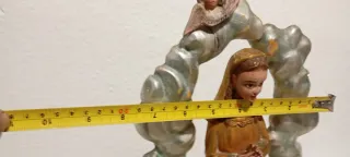 Vergine di legno con angeli