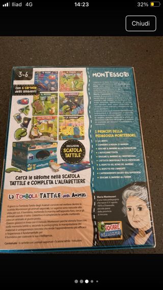 Tombola Tattile Montessori 3-6 anni