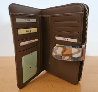Billetero Tous Kaos Vichy Marrón Multicolor