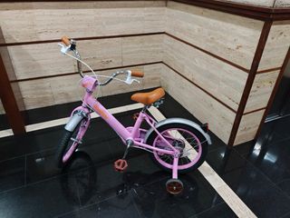 Bicicleta rosa Joystar (4-7 años)