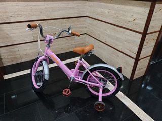 Bicicleta rosa Joystar (4-7 años)