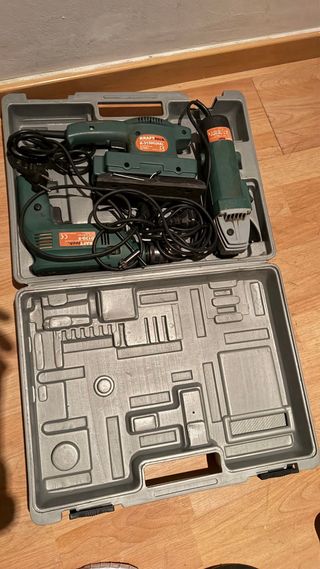 Caja Herramientas Taladro Radial Lijadora Krafttec