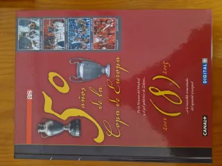 Colección completa 50 años de la Copa de Europa.