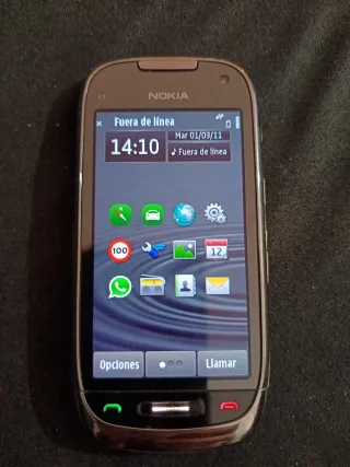 Móvil Nokia C7 Plata