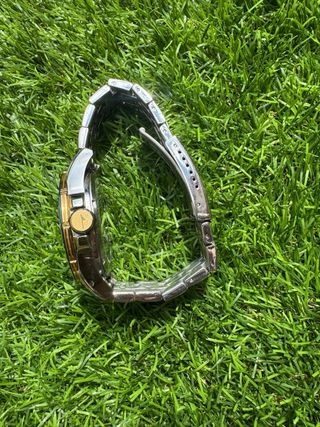 Reloj Lotus Azul y Dorado