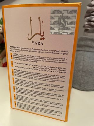 Perfume Yara Tous Lattafa Naranja Dorado