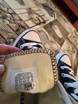 Converse mujer negras altas