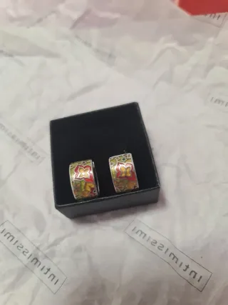 Pendientes Jollariy Dorados Multicolor.