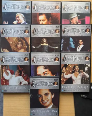 Colección DVD Cantares Copla Música Española