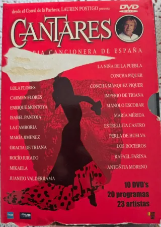 Colección DVD Cantares Copla Música Española