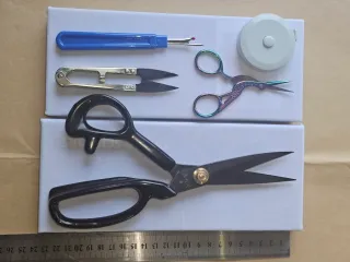 Set Tijeras Costura Profesional + Accesorios