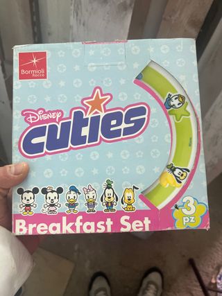 Set Desayuno Disney Cuties Bormioli Rocco 3pz