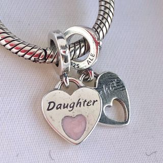 CHARM DOBLE MADRE E HIJA CORAZONES