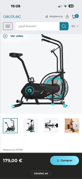 Bicicleta elíptica Cecotec