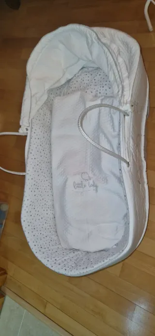 Cuna Moisés Bebé con Manta Nórdica