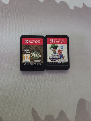 Juegos Nintendo Switch: Zelda y Mario sin caja