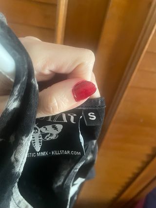 Vestido Killstar con flecos y Baphomet