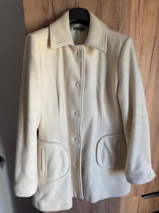 Cappottino lana beige
