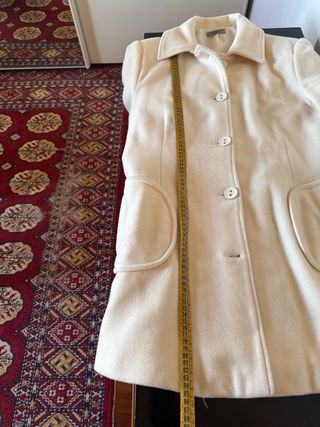 Cappottino lana beige