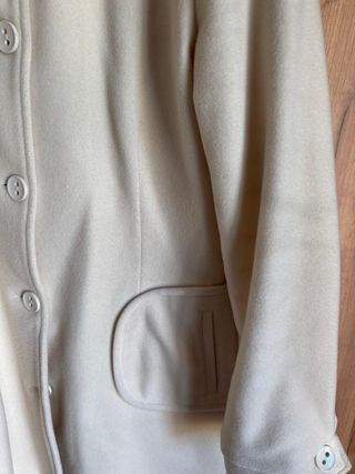 Cappottino lana beige
