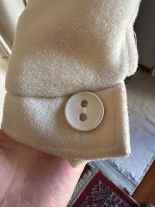 Cappottino lana beige