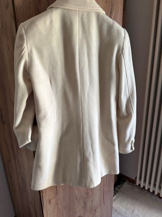 Cappottino lana beige