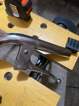 Manubrio City Graziella pieghevole cromato