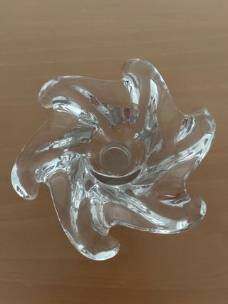 Portacandele in vetro vintage