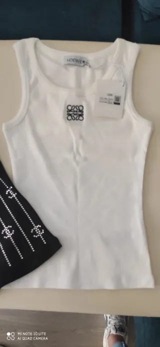 Camiseta Chanel Mujer Negra Logo