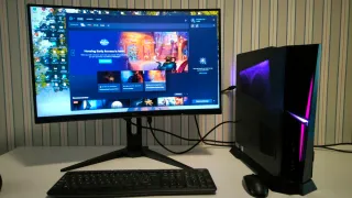 MSI Trident Gaming PC + Monitor
