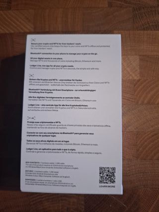 Ledger Nano X Wallet Criptovalute Blu Nuovo