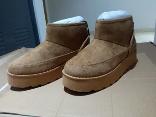 Botines de piel marrones