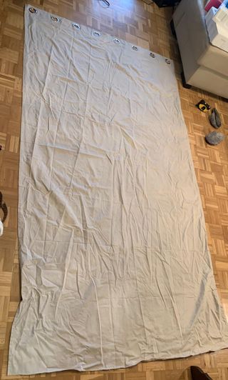 2 Tende Beige IKEA in Cotone