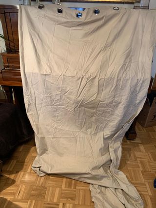 2 Tende Beige IKEA in Cotone