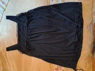 Top negro con lentejuelas