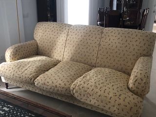 Conjunto Sofá y Sillones Salón Beige