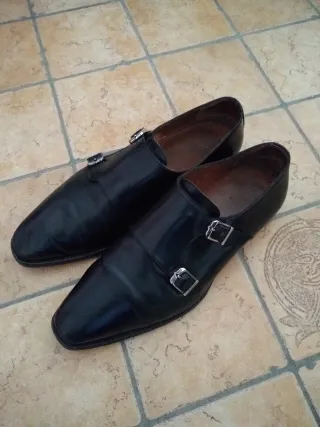 Scarpe Corneliani Pelle Nere 40.5