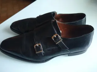 Scarpe Corneliani Pelle Nere 40.5
