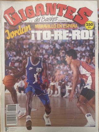 Revista Gigantes del Basket 253 Jordan en España