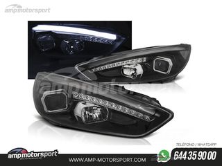 FAROS DELANTEROS LUZ DIURNA TUBE LIGHT PARA FORD FOCUS MK3 2015-2018