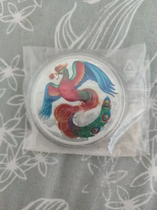 1 Onza Plata Australia 2022 Color Fénix