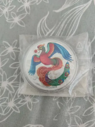 1 Onza Plata Australia 2022 Color Fénix