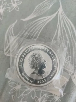 1 Onza Plata Australia 2022 Color Fénix