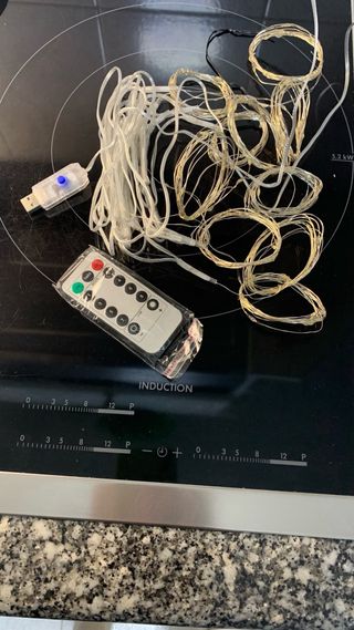 Cortina Luces LED 3x2m con Mando