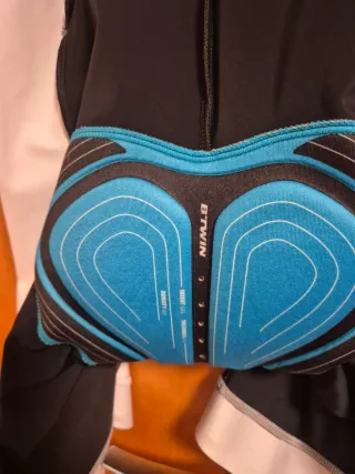 Maillot ciclista negro y blanco