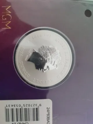 Moneda 1 onza plata Pantera Rosa 2024