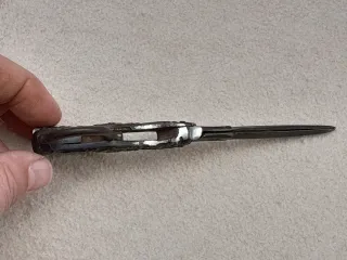 Antiche forbici-pugnale convertibili del XIX secolo. Rare.