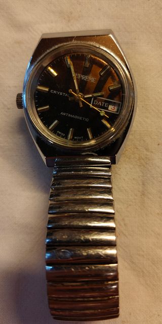Orologio da polso Supreme. Vintage.