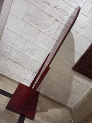 Specchio da terra figura intera legno laccato con